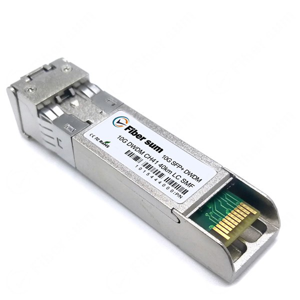 Cisco DWDM-SFP10G-44.53 Compatible 10G DWDM SFP+ 40km (24.8 mi) 1544.53nm CH41 LC SMF DOM Optical Module